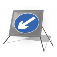 Directional Arrow Left Roll Up Sign